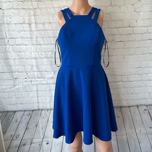 B. Smart Dresses & Skirts - B. Smart Dark Blue Strapped Sleeveless dress size 9
